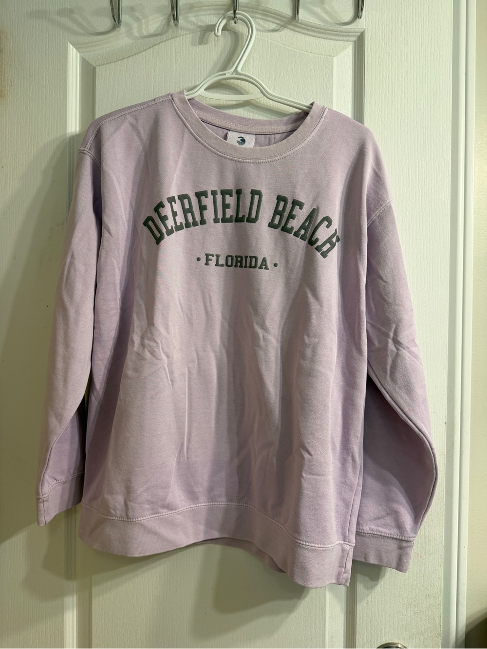 Ocean Drive Lavender Crewneck Sweatshirt BNWT